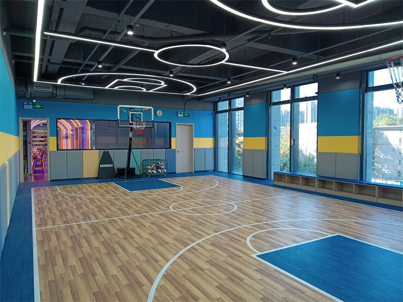 合肥少儿篮球馆设计篮球场地不简单的守护