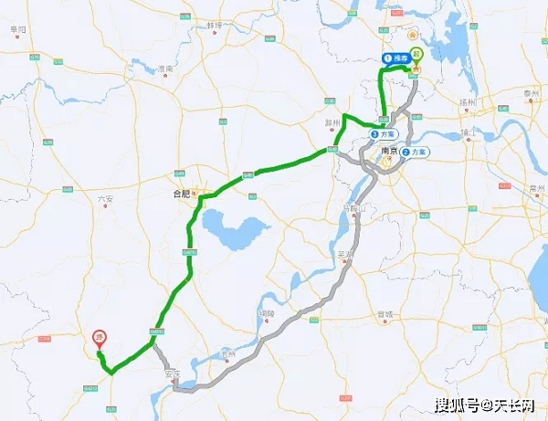 s22,原名天潜高速公路, [2] 是安徽省高速公路网规划的北沿江高速公路