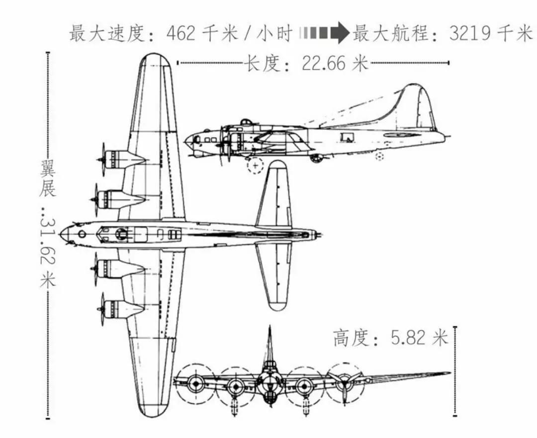 原创十大轰炸机高清三视图领略血火交织硝烟四起中的空战重器