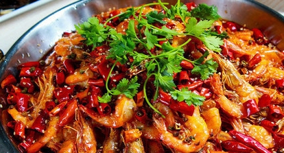 干锅香辣虾的做法,营养好吃,色香味俱全,全家人都爱吃