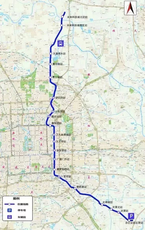 今年北京9条段在建地铁最新进展来了19号线剩余四站计划上半年开通