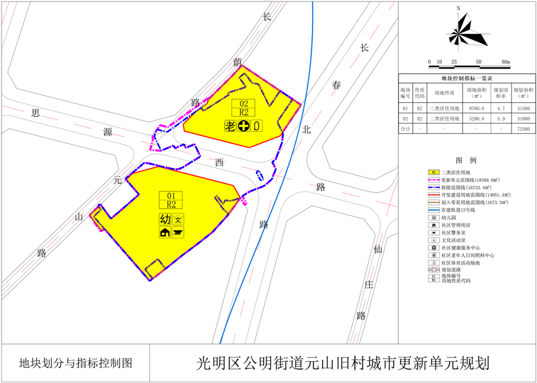 光明元山村旧改项目规划新进展总建面725万㎡