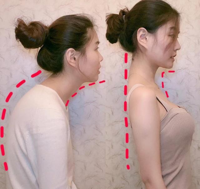 原创体态决定气质女生弯腰驼背很影响气质教你这样做练成美背薄肩