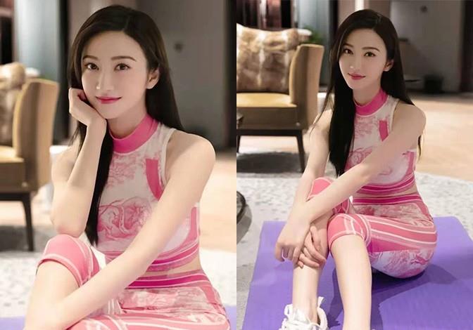景甜的"健身照"火了,被指穿衣搭配太花哨,网友:像五花肉_衣品_身材_穿