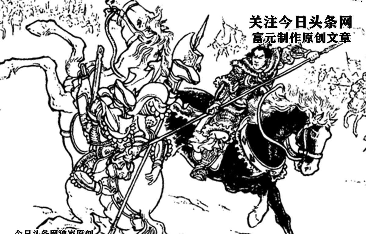 李存孝猛然一槊扎倒了最前面的一位战将,反手一扫又打倒了背后一员