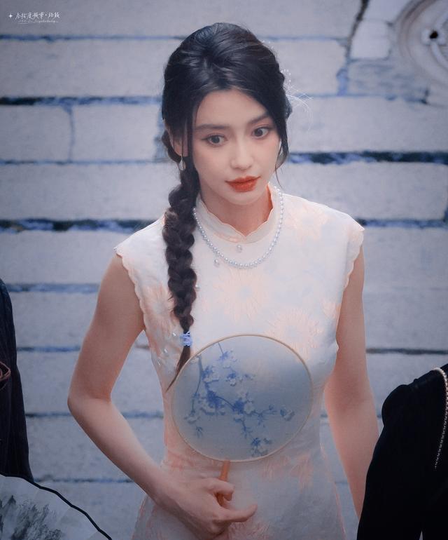 angelababy穿旗袍的图片,直接封神!_杨颖_身材_大小姐