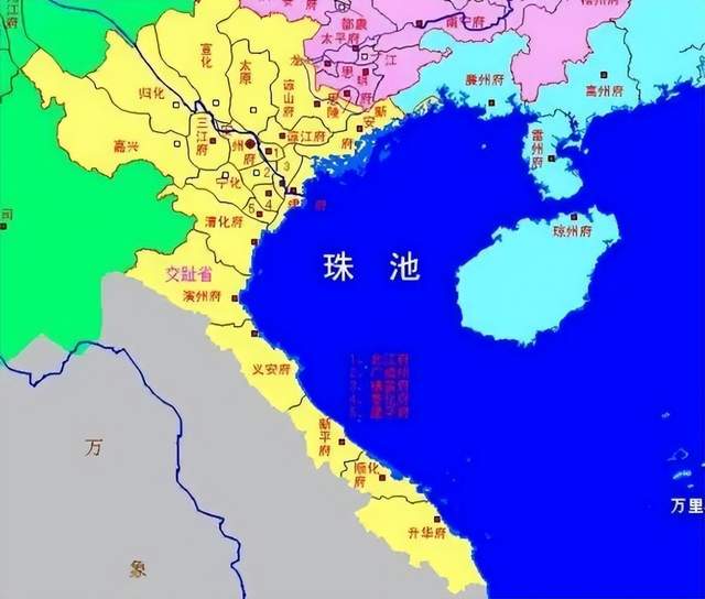 收付交址故土(也就是如今的越南),结束了交趾自五代十国以来割据独立