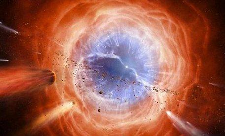 如果恒星足够大,这些层面就会发生剧烈的爆炸,产生超新星