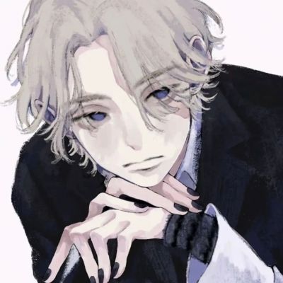 吊儿郎当超酷动漫男生头像万般皆是命