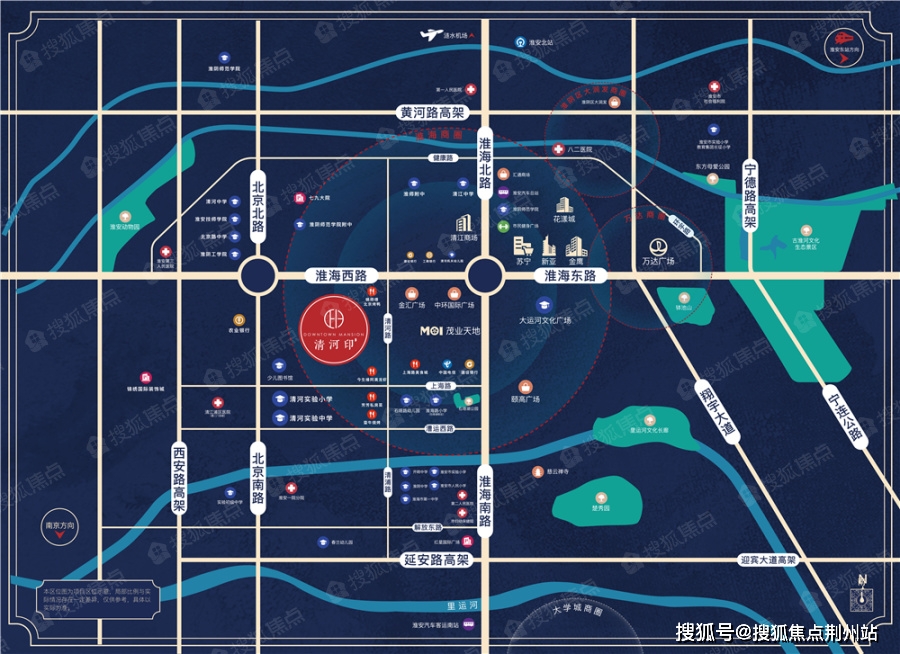 于世界,人是万物的尺度,于家,人则是空间的尺度,淮安清河印建筑面积约