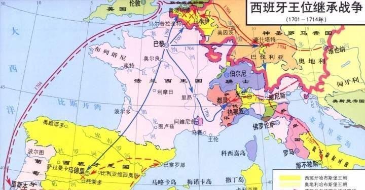 太阳王路易十四掀起的欧陆风云_法国_战争_西班牙