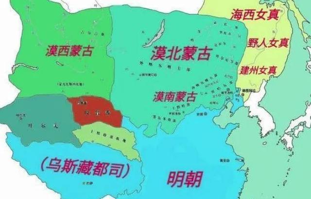 而清国控制蒙古草原之前,只有一个察哈尔部的林丹汗,名义上是草原各部