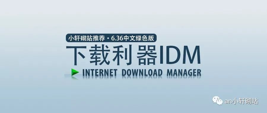 【win】下载利器IDM(Internet Download Manager)6.36中文绿色版/正版