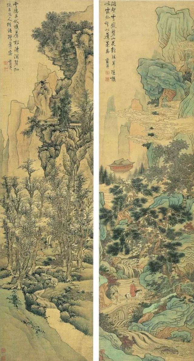 明代画家蓝瑛精品山川集萃（高清110幅）