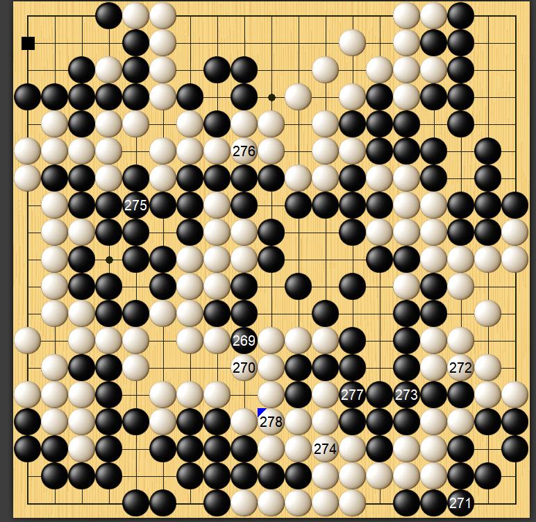 中国围棋第一人柯洁九段，新年首战韩世冠，2.5视力克胜出！