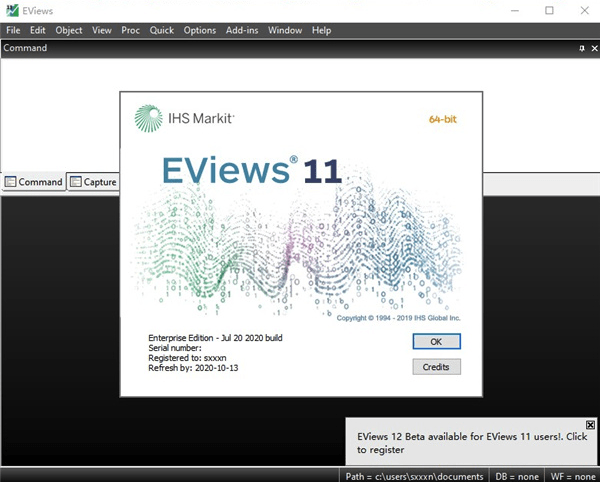 EViewsz最新下载-EViews 11.0软件安拆包下载+安拆教程