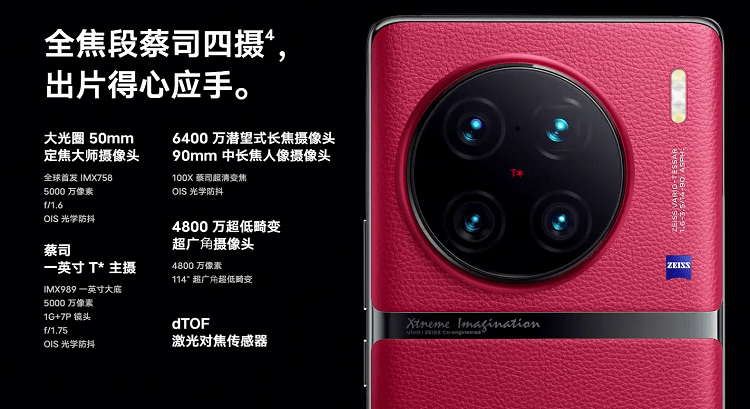 DxoMark公布vivo X90 Pro+相机评分，1英寸大底主摄但只排第10名