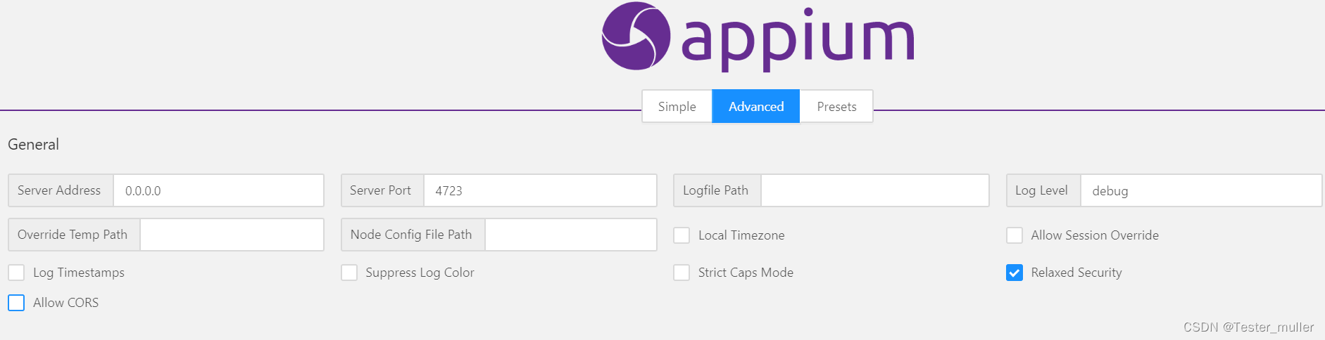 App主动化测试|Appium-Desktop界面介绍