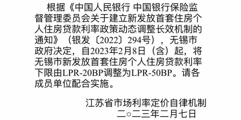 突发！江苏首个！首套房贷利率3.8%！