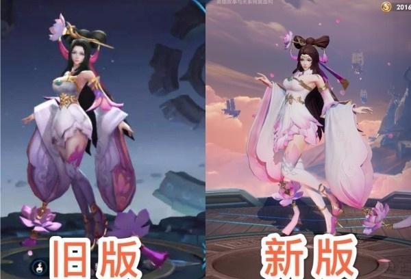 王者荣耀：旧版VS新版，貂蝉动听露娜太美，但是他仍是最忘不掉