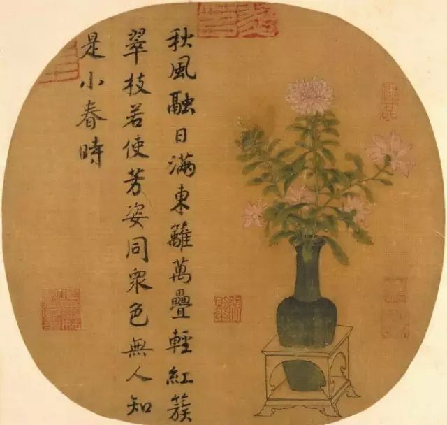 100首宋词配100幅宋画小品，典范！