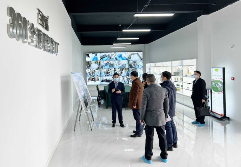 健乐达：江北新区管委会主任、浦口区委书记吴勇强莅临百纳福工厂