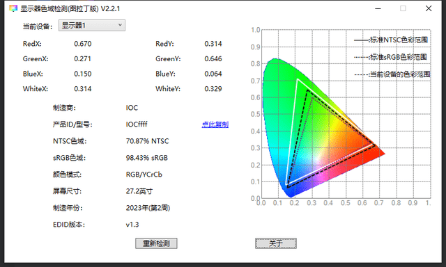 结合立异27G1S：性价比爆棚！不到1500的2K 240Hz电竞显示器