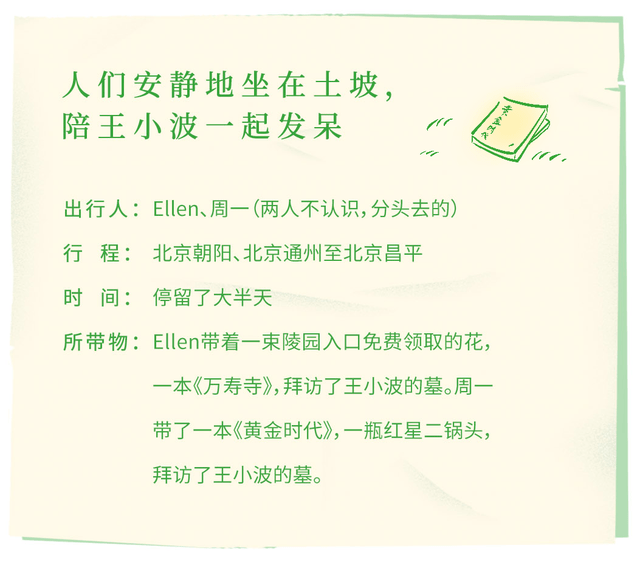 清明，有人在王小波墓前睡着了 | 他们给海子写诗，给李白倒酒，给萧红送笔…