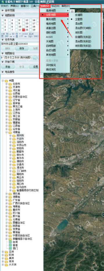 0根底进修VR全景造做后期篇：天空之城卫星地图的抓取及后期处置