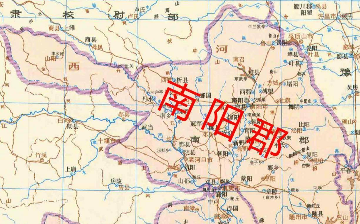 荆州南阳郡是汉末全国第一大郡，地皮到底有多大？横跨两省六市