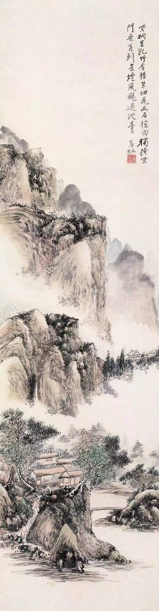 黄宾虹典范山川画高清全集，百看不厌！