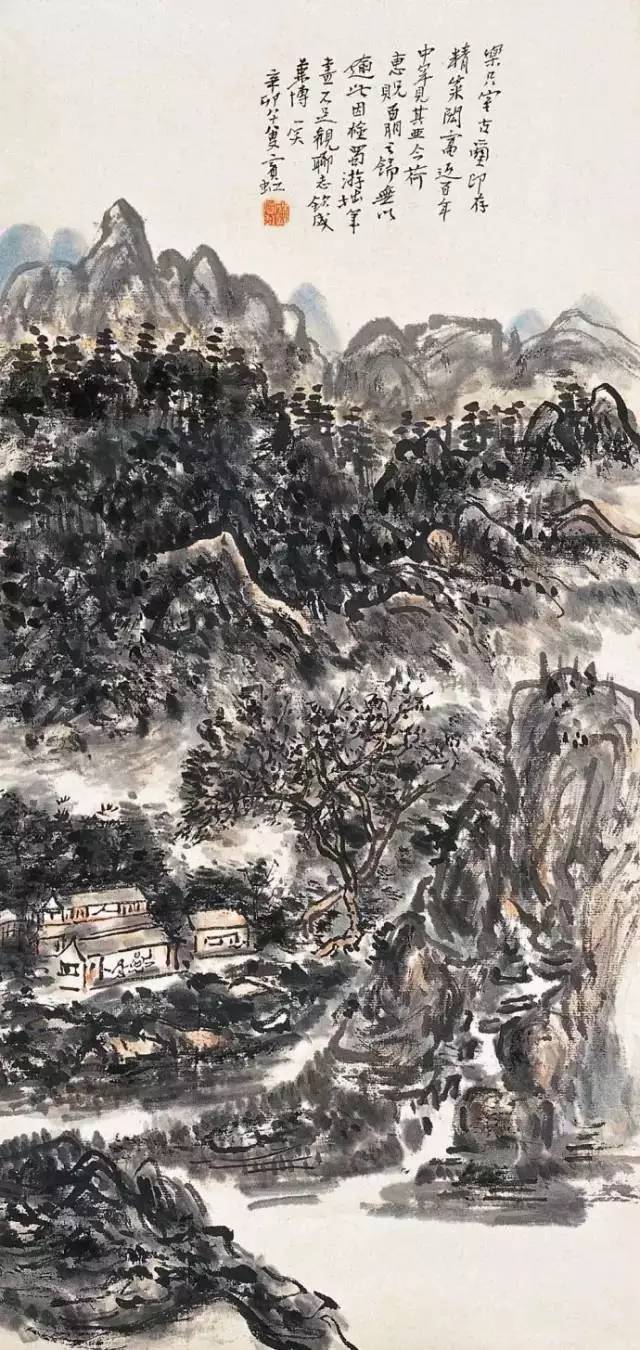 黄宾虹典范山川画高清全集，百看不厌！