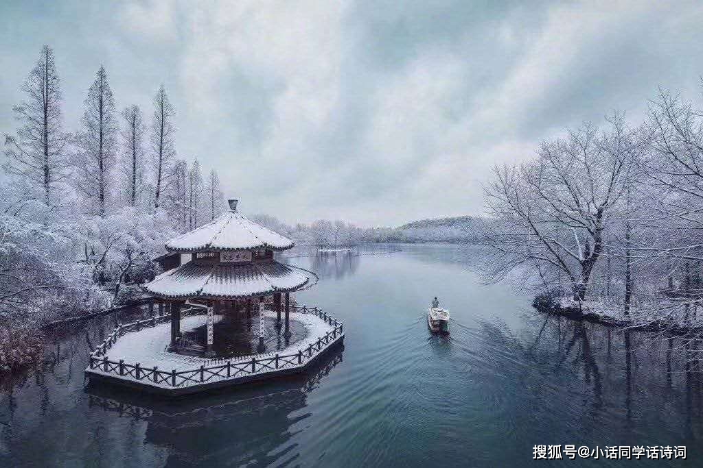 崇祯五年十二月，杭州下了一场大雪，张岱在西湖留下了一篇千古名做