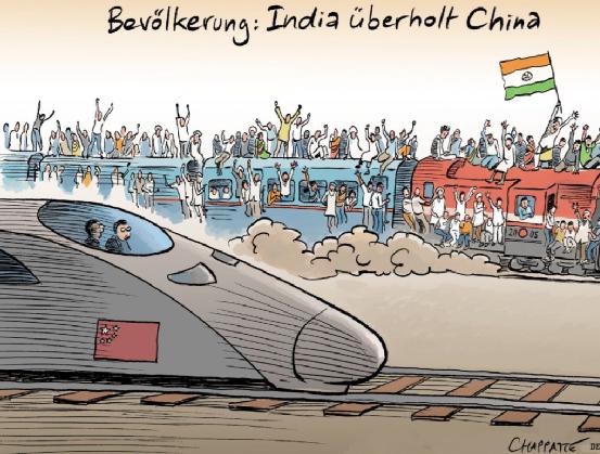 中国高铁PK印度火车，完胜！德国人的这张漫画，让印度人气炸