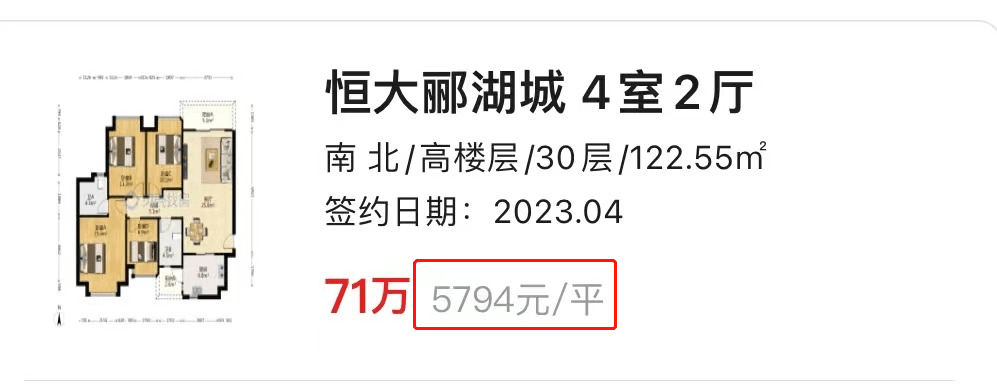 狂降22万！不满2年也挂牌！恒大三水投资客心好慌