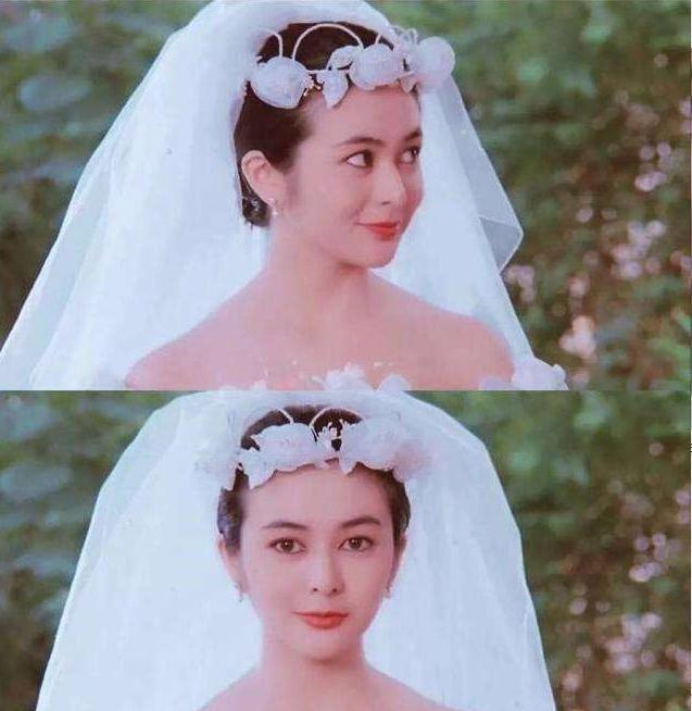 你没见过的港圈女神婚纱照：邱淑贞灵动关之琳仙女袁洁莹惊艳BG真人(图2)