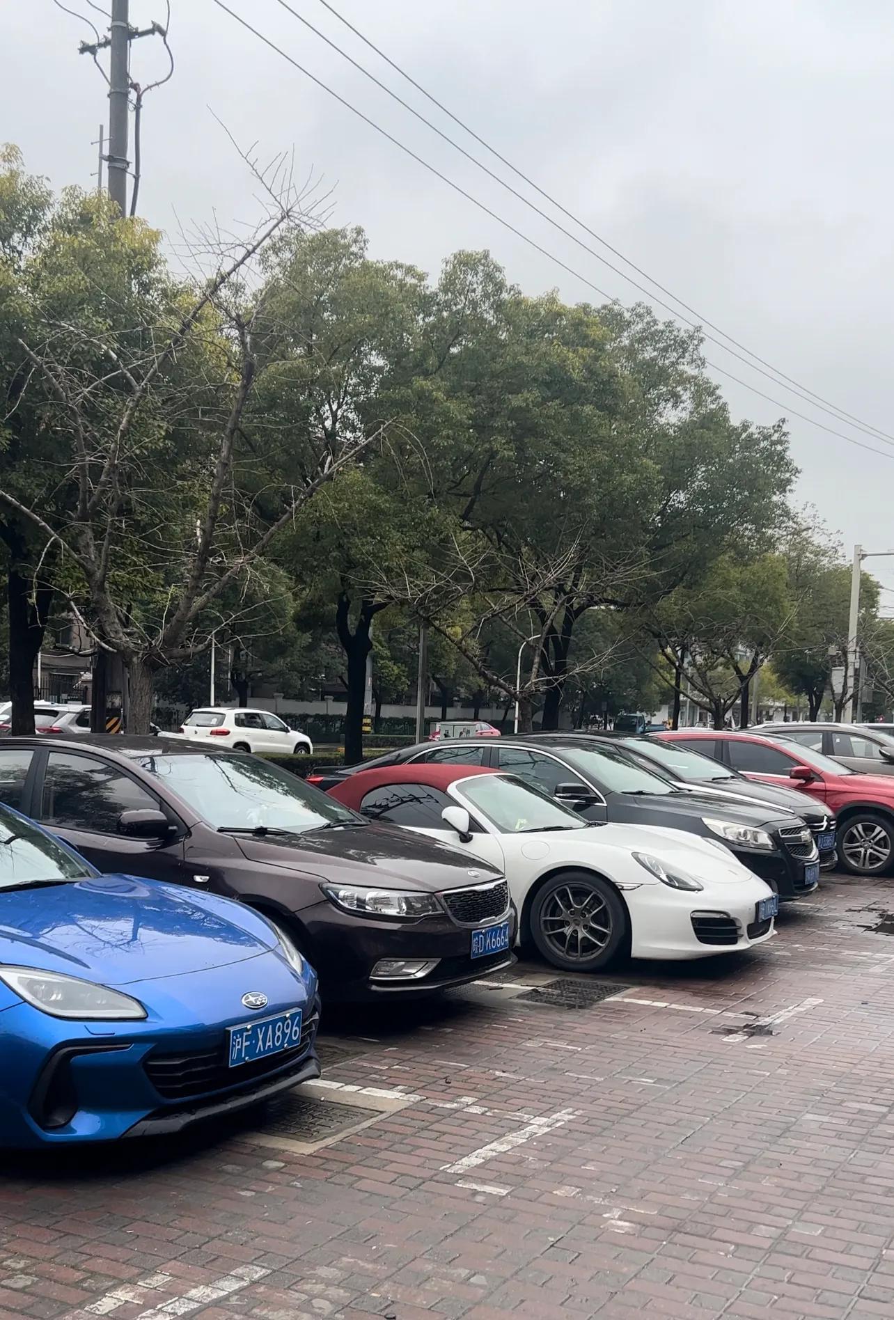 门口停了几十台跑车和路虎奔驰宝马劳斯莱斯各种豪车,人实在太多,我们