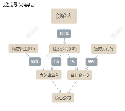 天博官网六种经常使用的主体股权架构(图2)