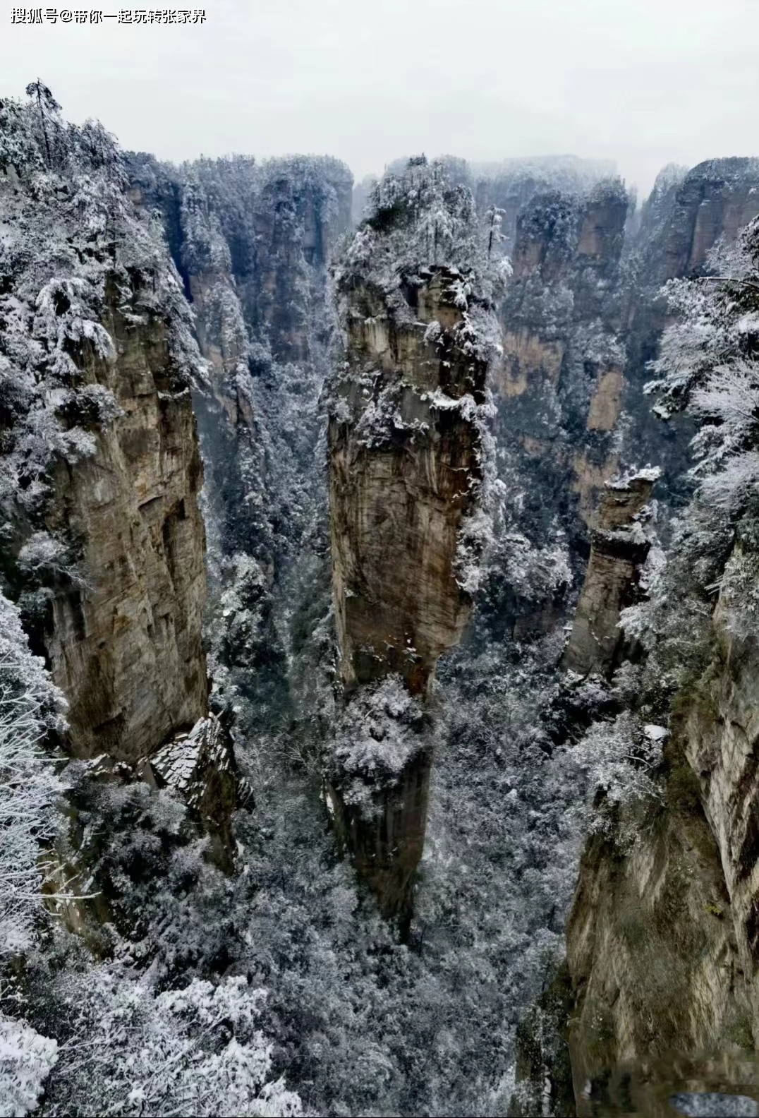 冬天去湖南张家界湘西凤凰古城看雪景吧-玩5天自由行攻略