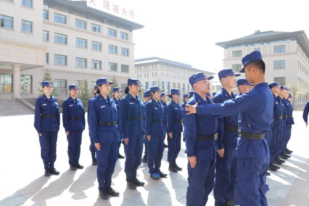 火焰蓝正青春丨青海省消防救援总队首批消防文员入职培训纪实