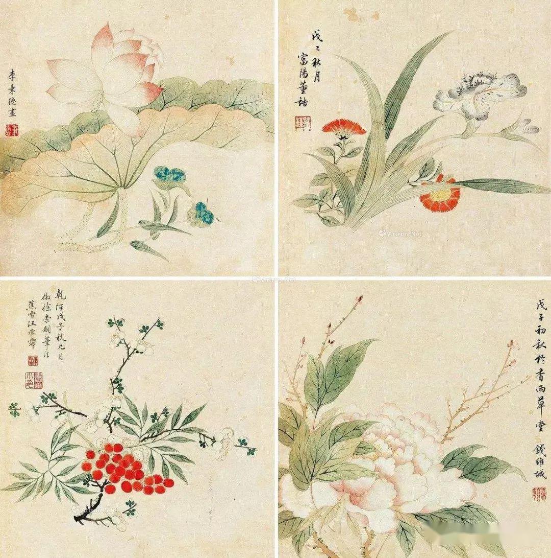 国画清风雅集:历代没骨花鸟画百图