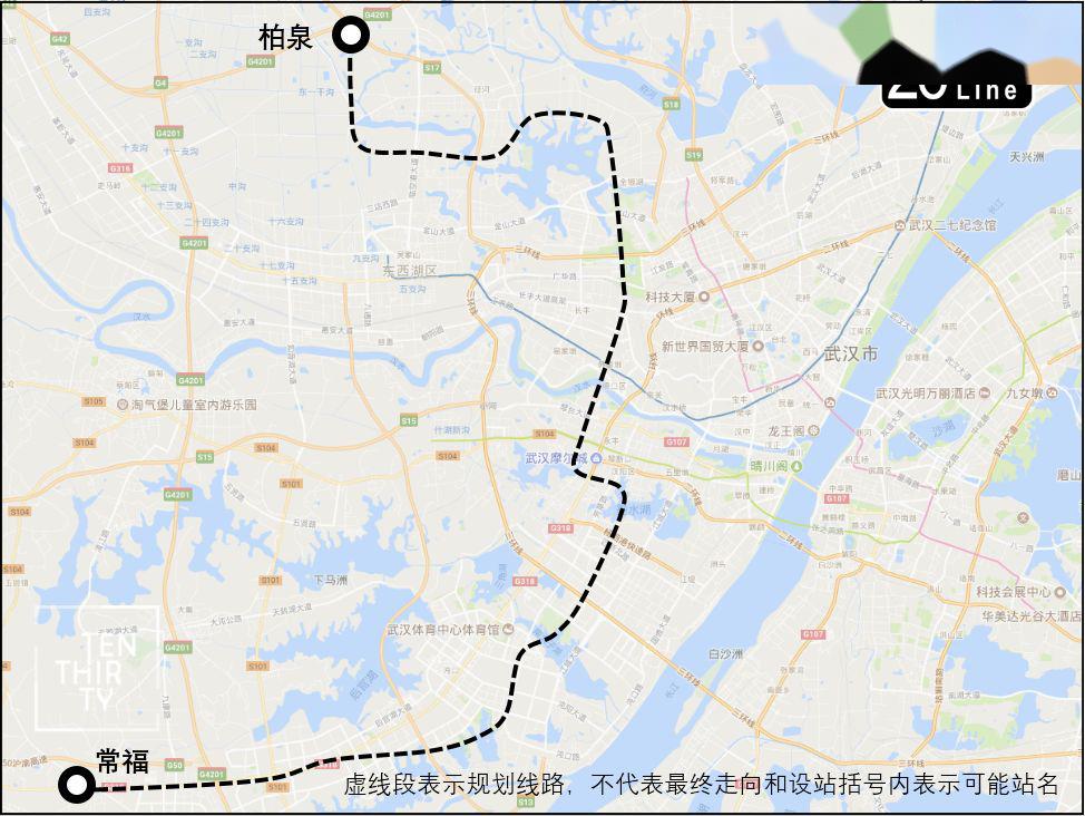 这张资料原图就能确认 短期内,19号线很大概率都不会到鄂州 这份规划