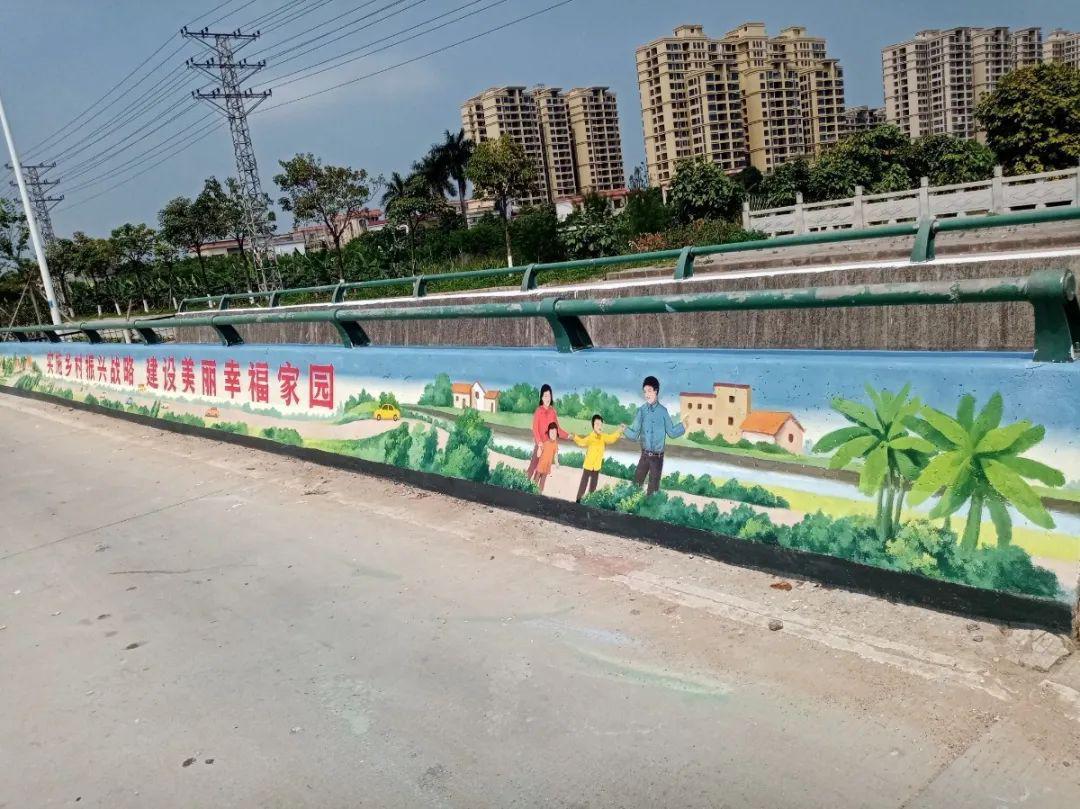 【中山民众新时代文明实践】美丽墙画"卷",呈现乡村美