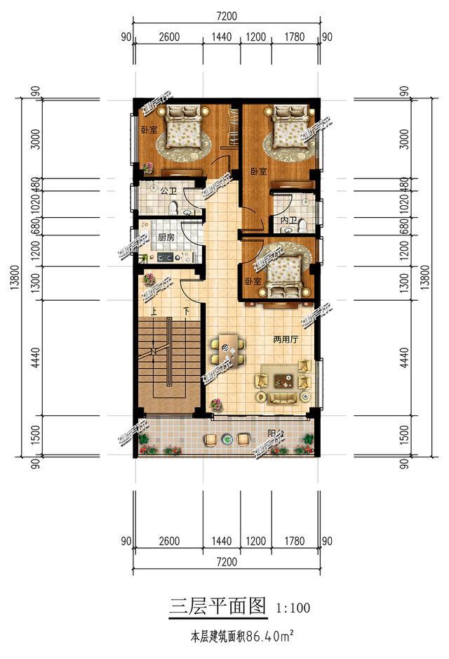 广东女老板,花100万建面宽7米,占地86平别墅,当包租婆