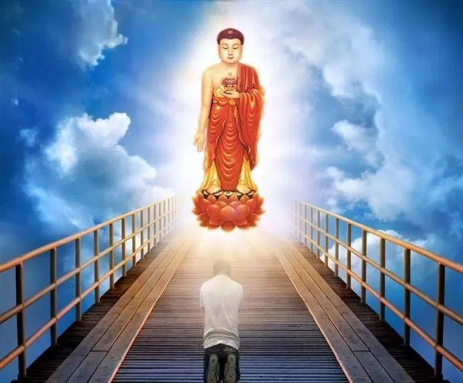 阿弥陀佛接引像为何总是站着的?