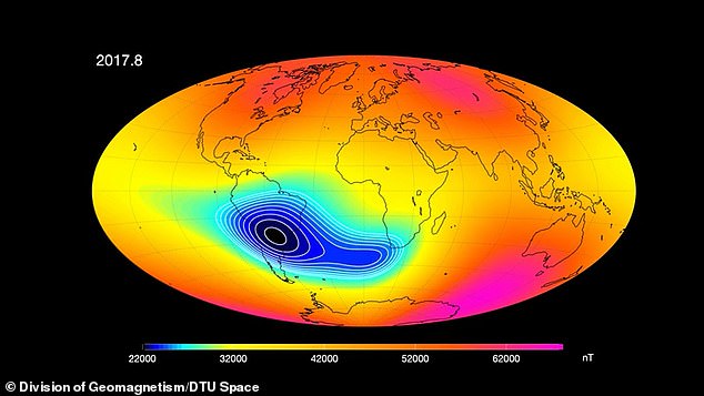 欧航局警报：南半球磁场变弱导致卫星失灵，南北磁极或正在大反转
