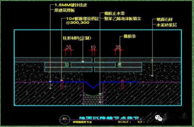 地面石材伸缩缝处理技术