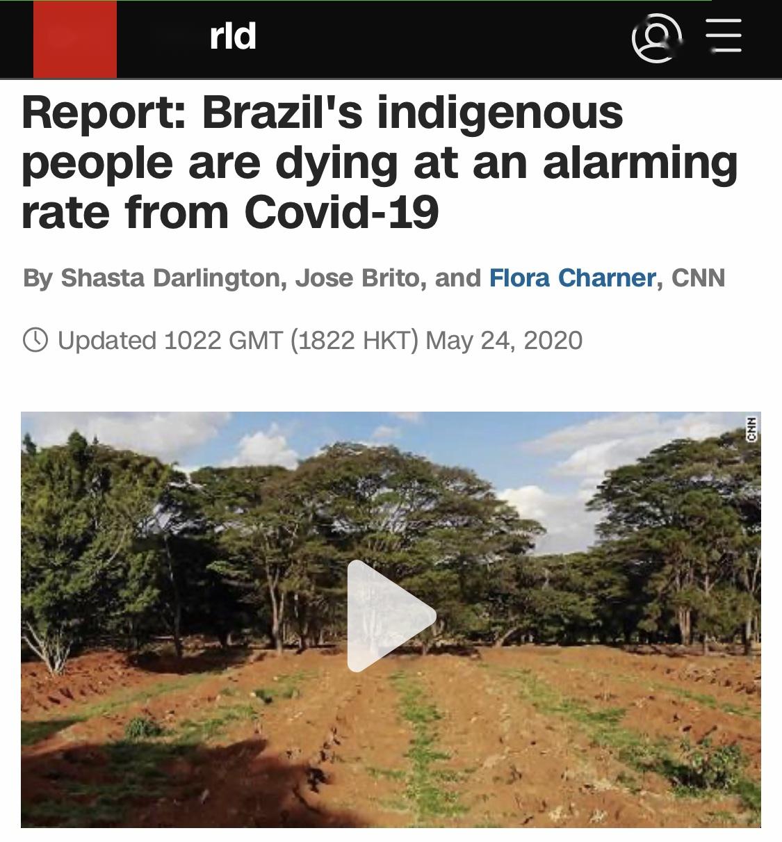 「股票股票」连续4天，全球单日新增确诊超10万例！美媒：病毒正以惊人的比率杀死巴西原住民