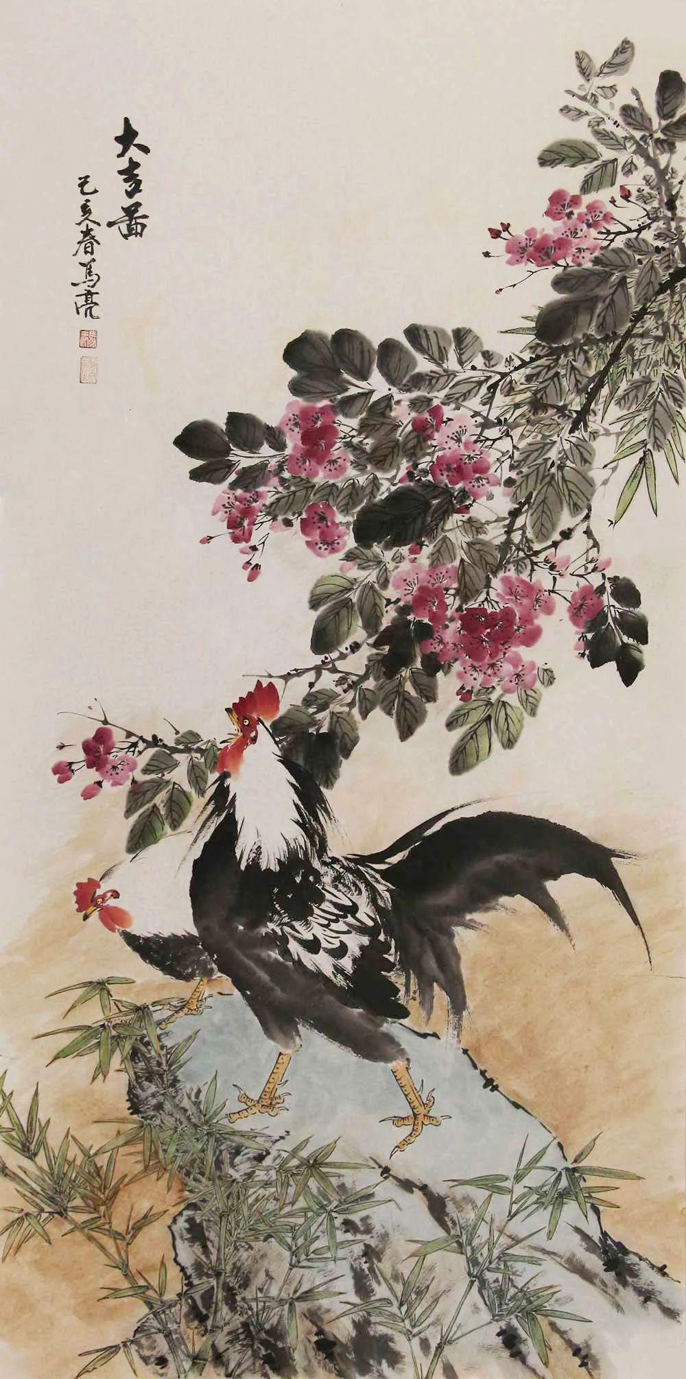 笔力精湛,用墨考究——马亮花鸟画