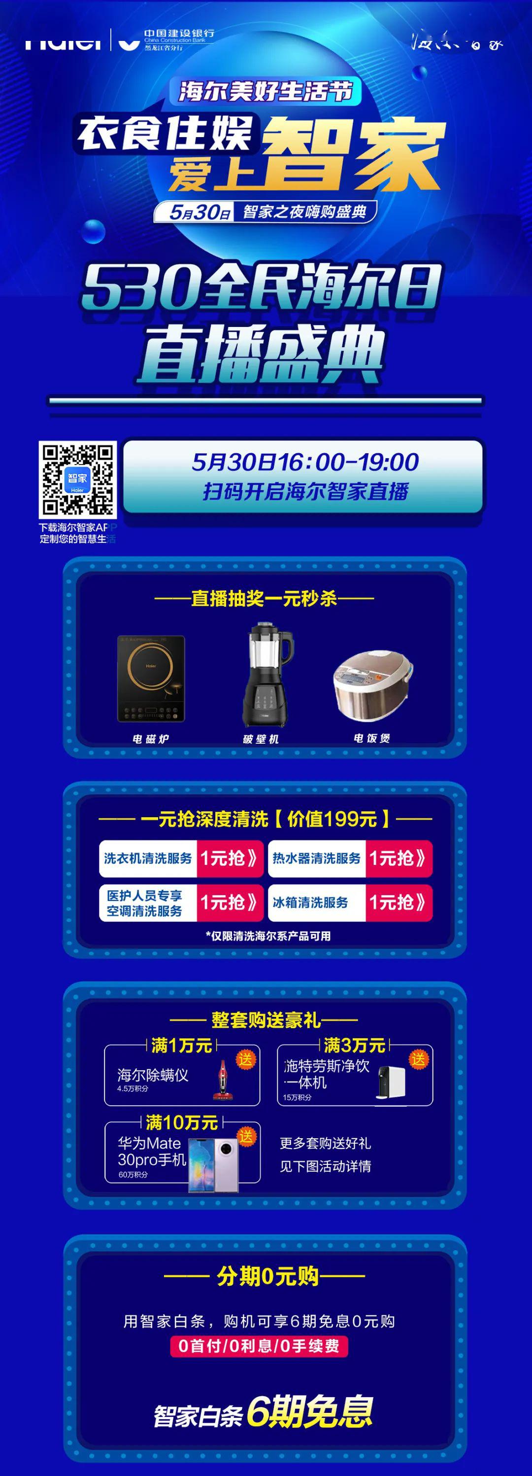 1元秒殺、1元清洗、分期0元購！5月30日海爾美好生活節，帶你看直播贏好禮！ 科技 第5張